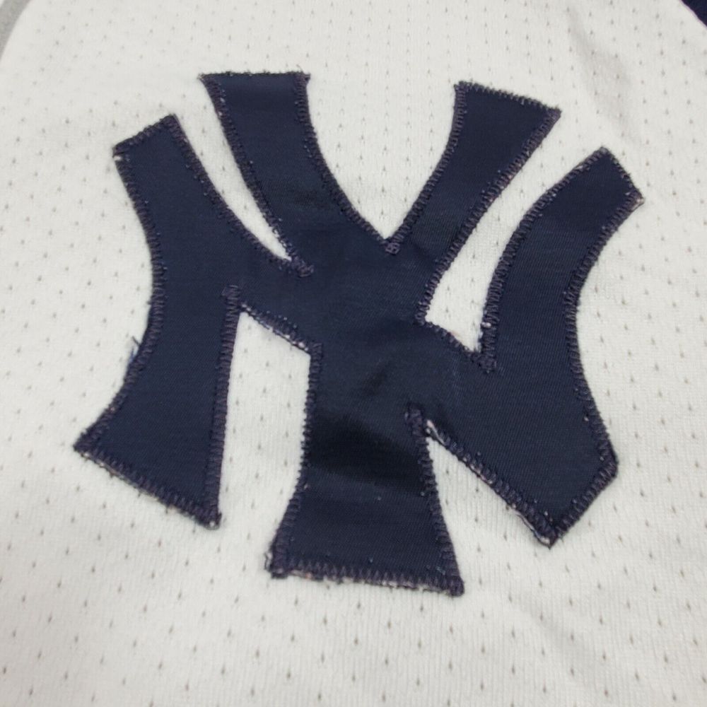 Majestic‎ New York Yankees Jersey Mens Size 2X Made in USA Baseball MLB White - Picture 5 of 10